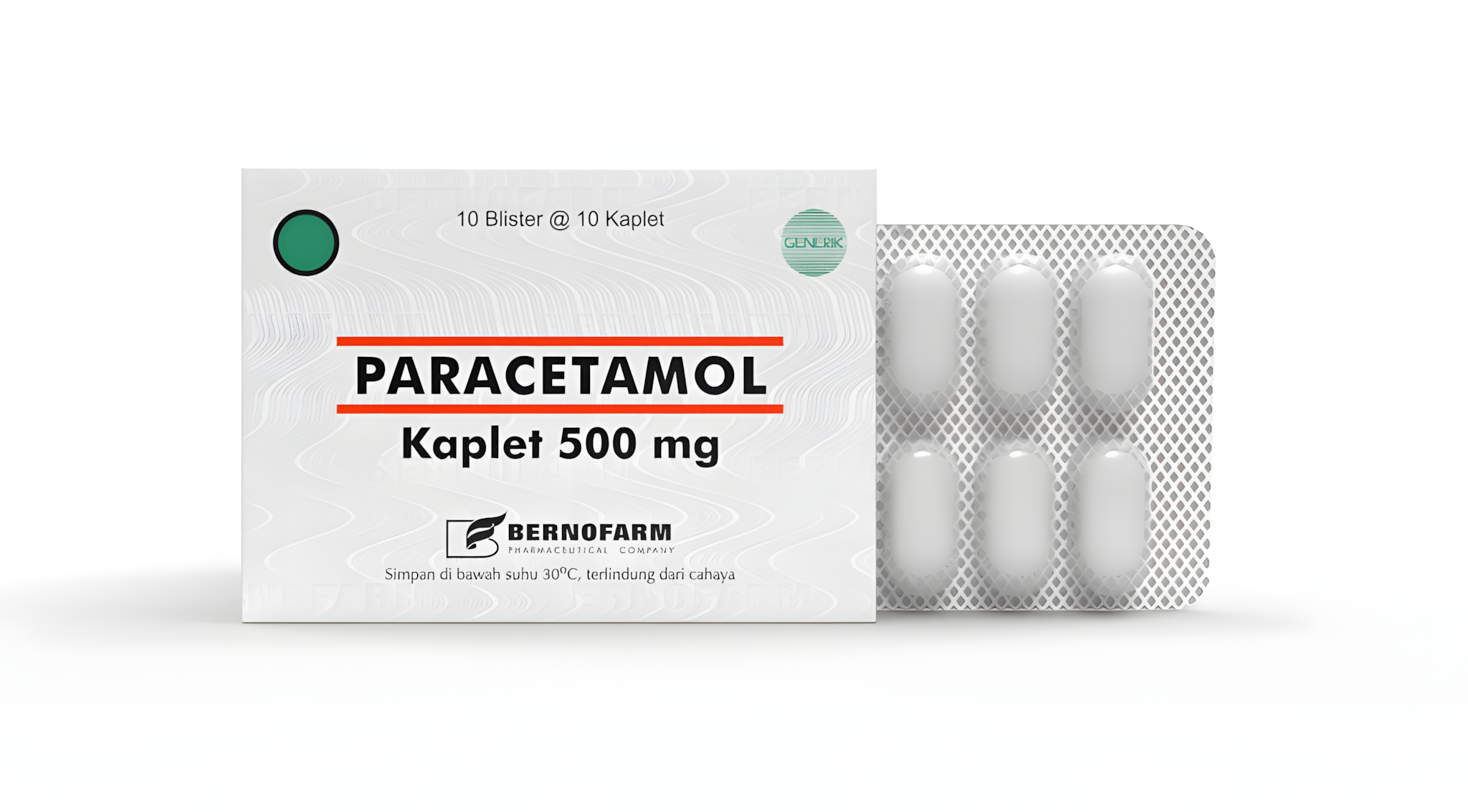 Paracetamol Kaplet 500 mg