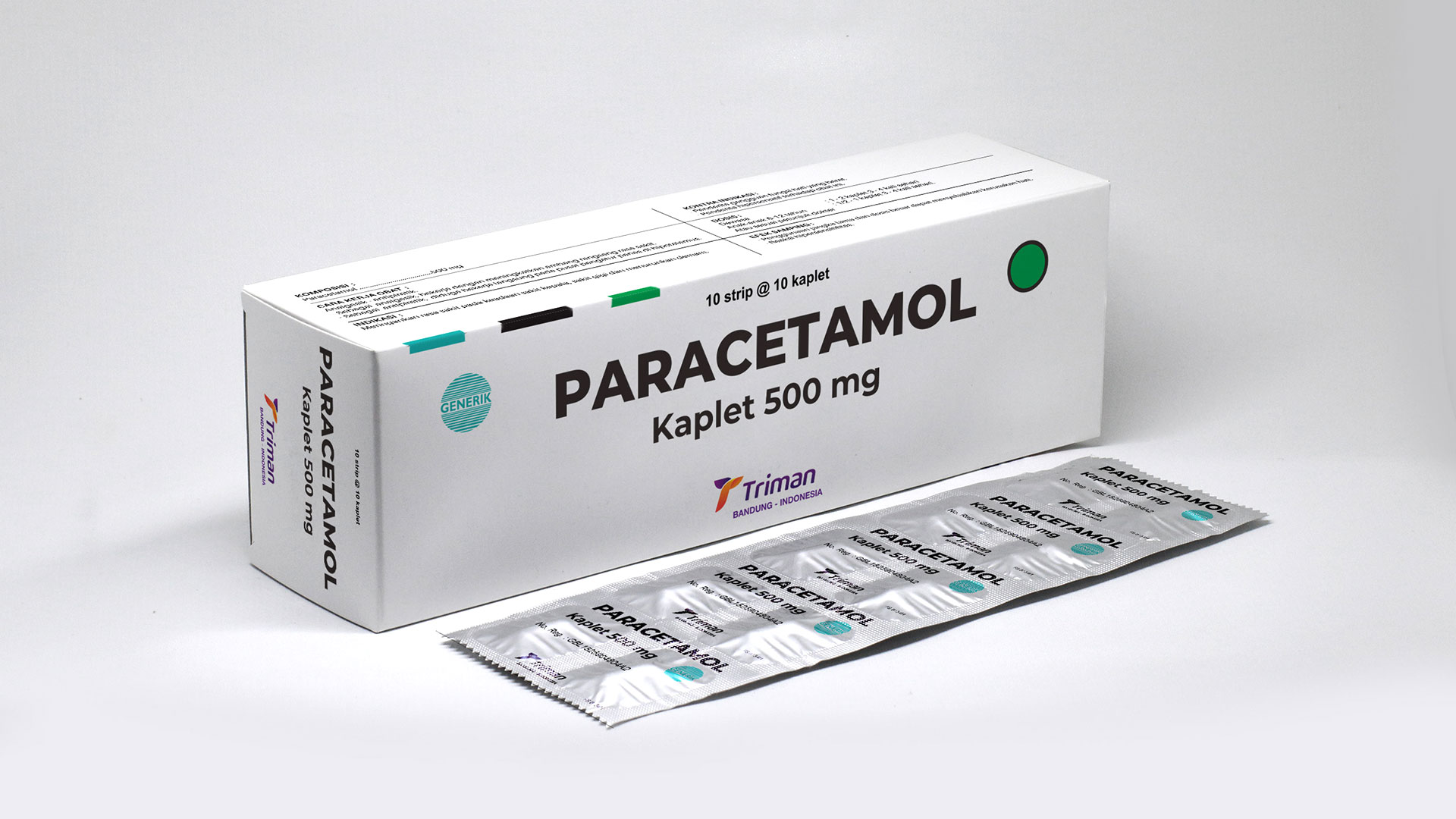 Paracetamol Kaplet 500 mg