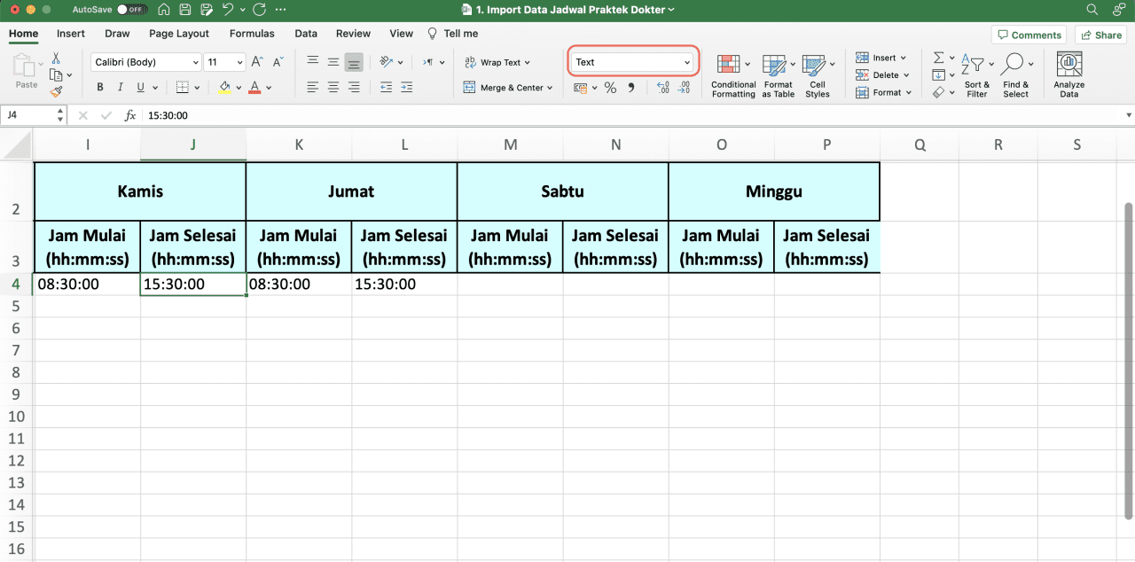 Jadwal Dokter